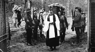 The funeral of Manfred von Richthofen, April 22, 1918. (Sgt John Alexander)